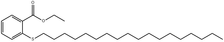 ETHYL 2-(OCTADECYLTHIO)BENZOATE, 99 Structural