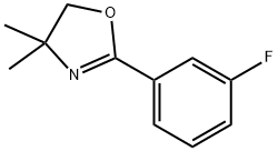 2-(3-FLUOROPHENYL)-4,5-DIHYDRO-4,4-DIMETHYLOXAZOLE Structural