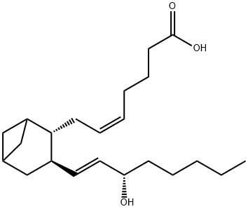 9ALPHA,11ALPHA-METHYLENE-15S-HYDROXY-11A-DEOXY-11A-METHYLENE-THROMBA-5Z,13E-DIEN-1-OIC ACID Structural