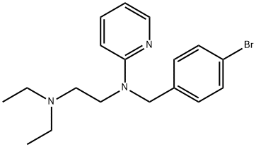 2-((p-Bromobenzyl)(2-(diethylamino)ethyl)amino)pyridine Structural