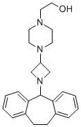 4-(1-(10,11-Dihydro-5H-dibenzo(a,d)cyclohepten-5-yl)azetidin-3-yl)pipe razineethanol