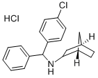 N-(4-CHLOROBENZHYDRYL)-NORBORNANAMINE HYDROCHLORIDE Structural