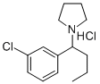 1-(1-(m-Chlorophenyl)butyl)pyrrolidine hydrochloride