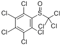 Sulfoxide, pentachlorophenyl trichloromethyl Structural