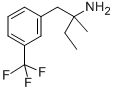 Phenethylamine, alpha-ethyl-alpha-methyl-m-trifluoromethyl- Structural