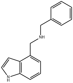 1H-INDOLE-4-METHANAMINE, N-(PHENYLMETHYL)-