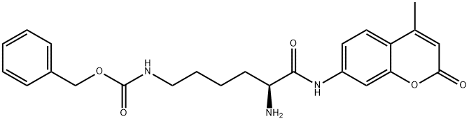 H-LYS(Z)-AMC HCL Structural