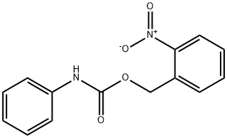 Benzenemethanol, 2-nitro-, phenylcarbamate (ester) (9CI) Structural