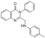 2-[[(4-METHYLPHENYL)AMINO]METHYL]-3-PHENYL-4(3H)-QUINAZOLINONE