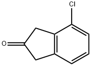 4-Chloro-2-indanone Structural