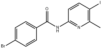 BENZAMIDE, 4-BROMO-N-(5-IODO-6-METHYL-2-PYRIDINYL)-