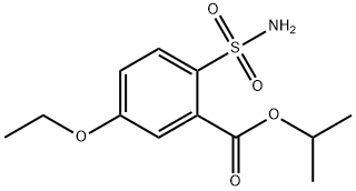 Benzoic acid, 2-(aminosulfonyl)-5-ethoxy-, 1-methylethyl ester Structural