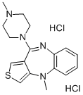 4-Methyl-10-(4-methyl-1-piperazinyl)-4H-thieno(3,4-b)(1,5)benzodiazepi ne dihydrochloride