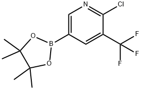 2-chloro-5-(4,4,5,5-tetramethyl-1,3,2-dioxaborolan-2-yl)-3-(trifluoromethyl)pyridine