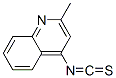 Quinoline, 4-isothiocyanato-2-methyl- (9CI) Structural