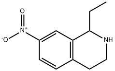 Isoquinoline, 1-ethyl-1,2,3,4-tetrahydro-7-nitro- (9CI) Structural
