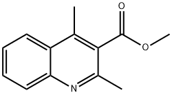 METHYL 2,4-DIMETHYLQUINOLINE-3-CARBOXYLATE Structural