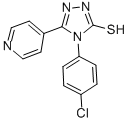 4-(4-CHLORO-PHENYL)-5-PYRIDIN-4-YL-4H-[1,2,4]TRIAZOLE-3-THIOL