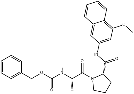 Z-ALA-PRO-4M-BETANA Structural