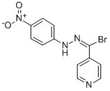 4-Pyridinecarbohydrazonoyl bromide, N-(4-nitrophenyl)-