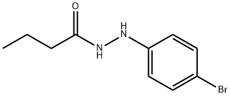 Butyric acid 2-(p-bromophenyl)hydrazide