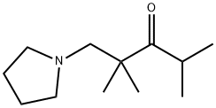 1-(3-Oxo-2,2,4-trimethylvaleryl)pyrrolidine Structural