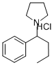 1-(1-phenylbutyl)pyrrolidine hydrochloride Structural