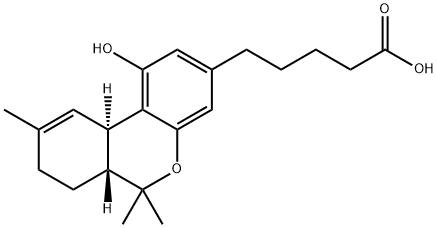 (6AR-TRANS)-6A,7,8,10A-TETRAHYDRO-1-HYDROXY-6,6,9-TRIMETHYL-6H-DIBENZO[B,D]PYRAN-3-PENTANOIC ACID Structural