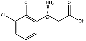 (R)-3-Amino-3-(2,3-dichloro-phenyl)-propionic acid Structural