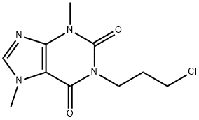 1-(3-CHLOROPROPYL)THEOBROMINE Structural