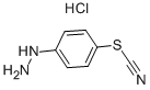 4-THIOCYANATOPHENYLHYDRAZINE HYDROCHLORIDE Structural