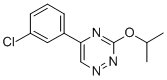 1,2,4-Triazine, 5-(3-chlorophenyl)-3-(1-methylethoxy)-