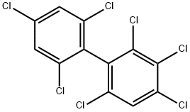 2,2',3,4,4',6,6'-HEPTACHLOROBIPHENYL Structural