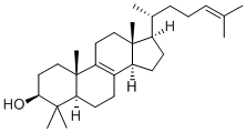 4,4-dimethyl-5-alpha-cholesta-(8,24)-dien-3-beta-ol Structural