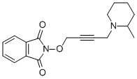 1H-Isoindole-1,3(2H)-dione, 2-((4-(2-methyl-1-piperidinyl)-2-butynyl)o xy)-