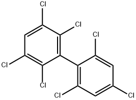 2,2',3,4',5,6,6'-HEPTACHLOROBIPHENYL Structural