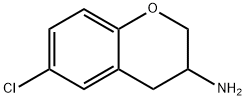 2H-1-BENZOPYRAN-3-AMINE,6-CHLORO-3,4-DIHYDRO- Structural