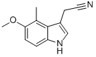 1H-Indole-3-acetonitrile,5-methoxy-4-methyl-