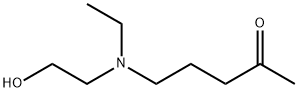 5-[ethyl(2-hydroxyethyl)amino]pentan-2-one  Structural