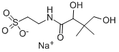 DL-PANTOYLTAURINE SODIUM SALT Structural