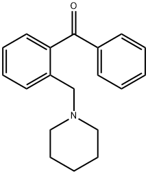 2-(PIPERIDINOMETHYL)BENZOPHENONE Structural