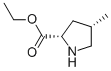 L-Proline, 4-methyl-, ethyl ester, cis- (9CI) Structural