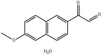 6-METHOXY-2-NAPHTHYLGLYOXAL HYDRATE Structural