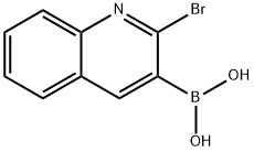 2-BROMOQUINOLINE-3-BORONIC ACID Structural