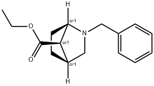 ANTI-2-BENZYL-2-AZABICYCLO[2.2.1]HEPTANE-7-CARBOXYLIC ACID ETHYL ESTER Structural