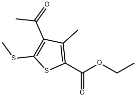 ETHYL 4-ACETYL-3-METHYL-5-(METHYLTHIO)THIOPHENE-2-CARBOXYLATE