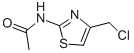 2-ACETAMIDO-4-(CHLOROMETHYL)THIAZOLE Structural