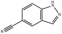 1H-INDAZOLE-5-CARBONITRILE Structural