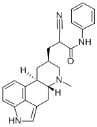 alpha-Cyano-6-methyl-N-phenylergoline-8-beta-propanamide