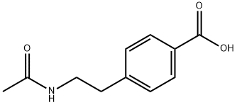 4-(2-(N-Acetylamino)ethyl)benzoicacid Structural